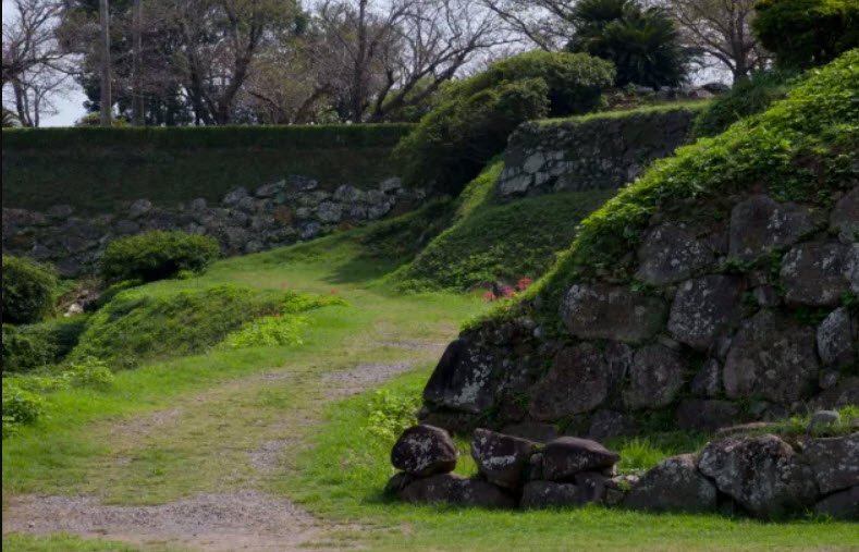 Hinoe Castle Ruins , Japan